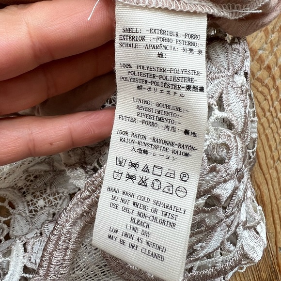 Free People Bella Lace Skirt 2 Ivory - Picture 8 of 10